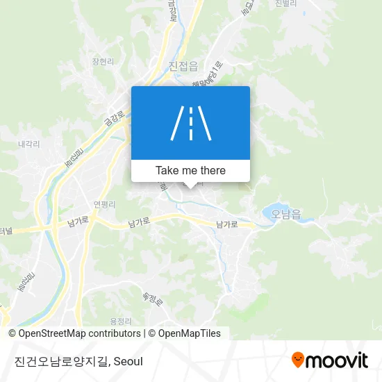 진건오남로양지길 map