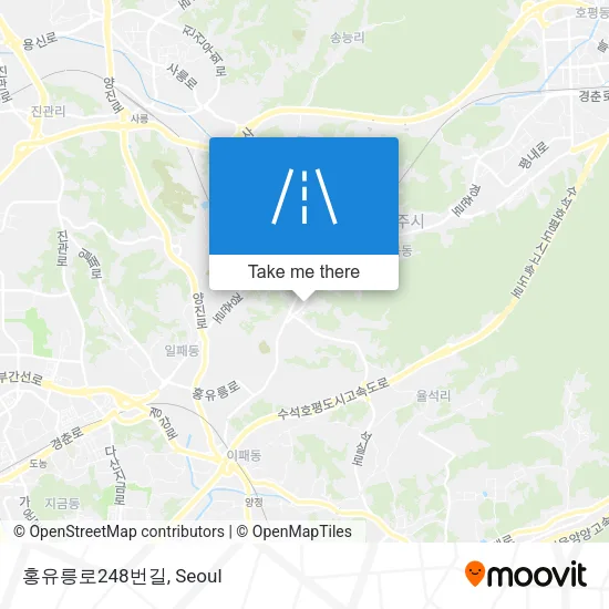 홍유릉로248번길 map
