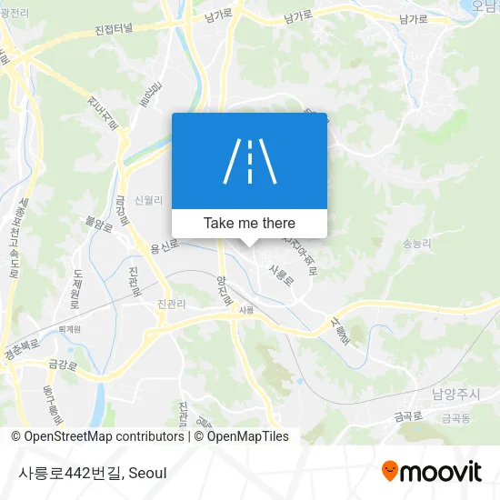 사릉로442번길 map