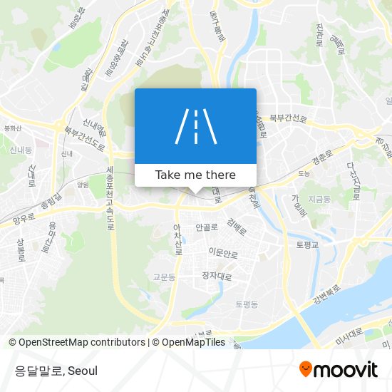 응달말로 map