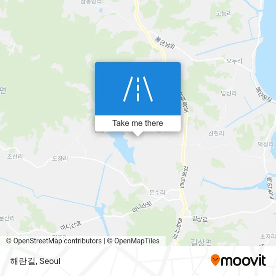 해란길 map