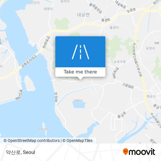 약산로 map