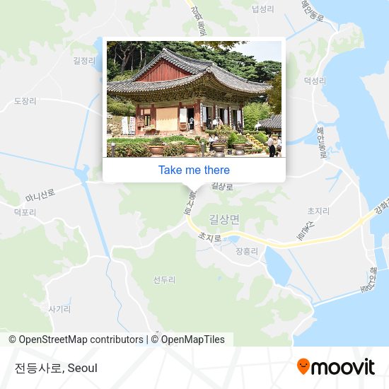 전등사로 map