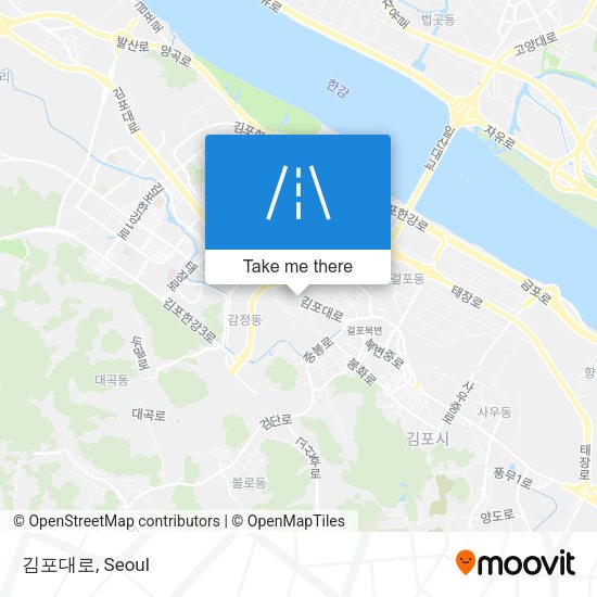 김포대로 map