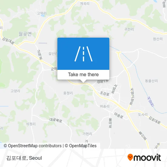 김포대로 map