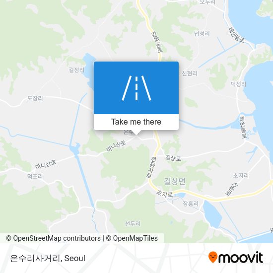 온수리사거리 map