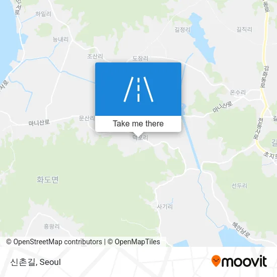 신촌길 map