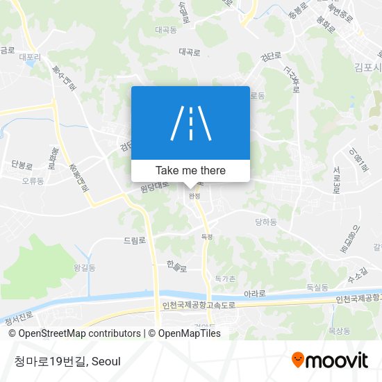 청마로19번길 map