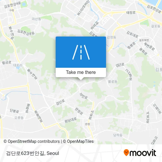 검단로623번안길 map