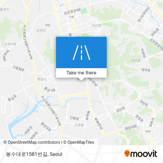 봉수대로1581번길 map