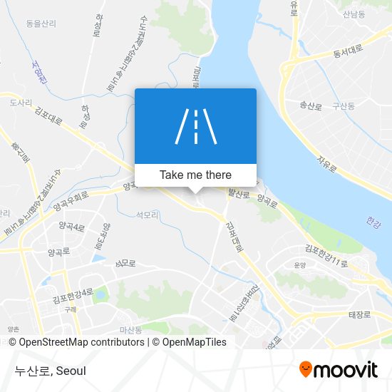누산로 map
