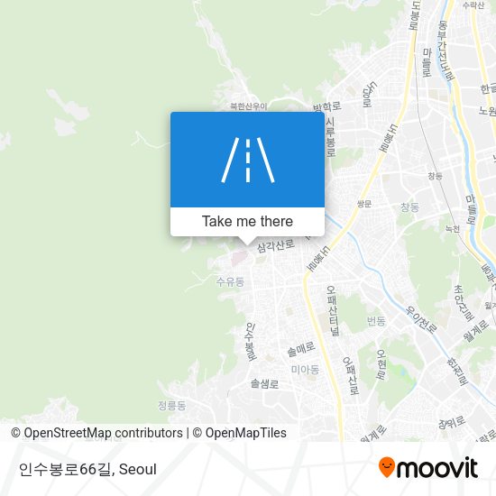 인수봉로66길 map
