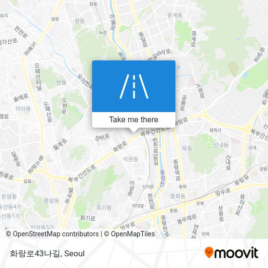 화랑로43나길 map