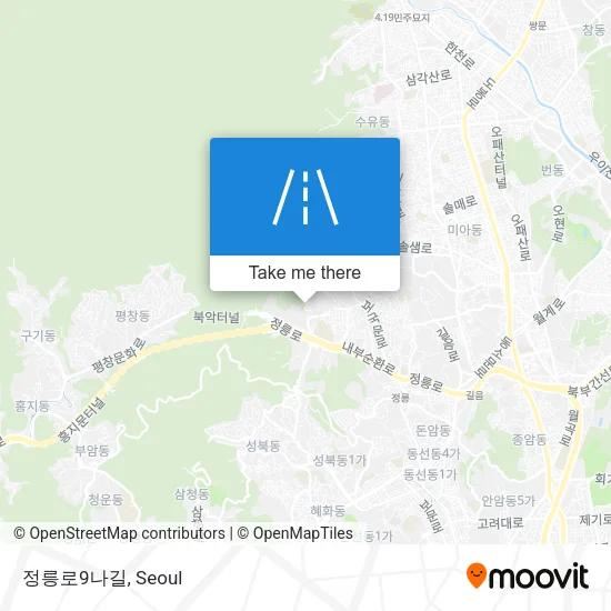 정릉로9나길 map