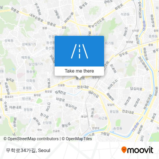 무학로34가길 map