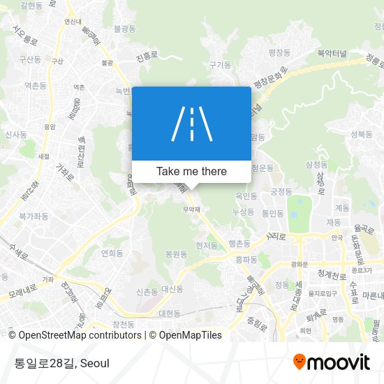 통일로28길 map