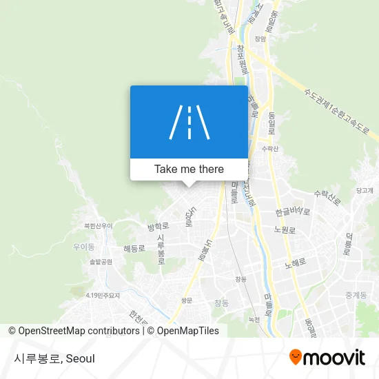 시루봉로 map