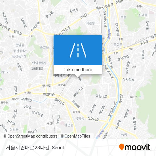 서울시립대로28나길 map
