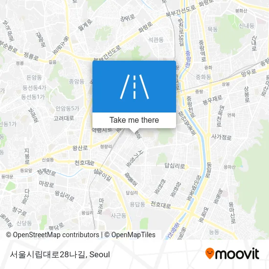 서울시립대로28나길 map