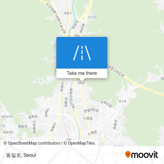 동일로 map