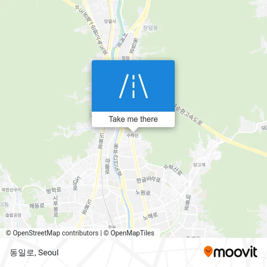 동일로 map