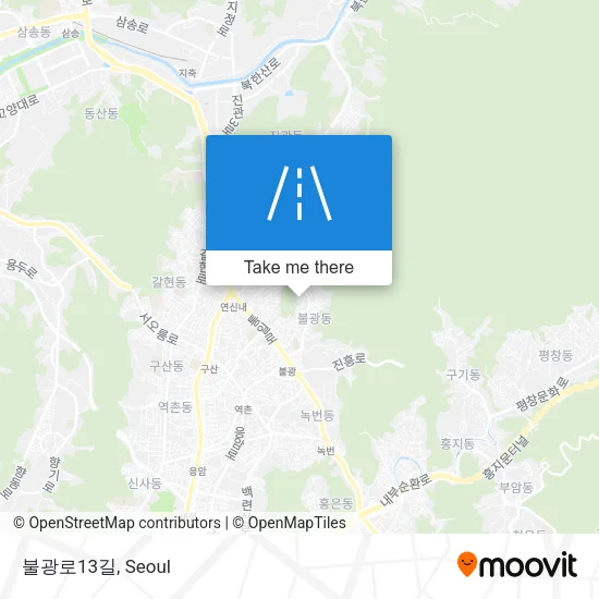 불광로13길 map