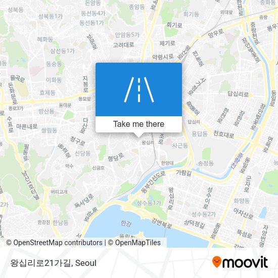 왕십리로21가길 map