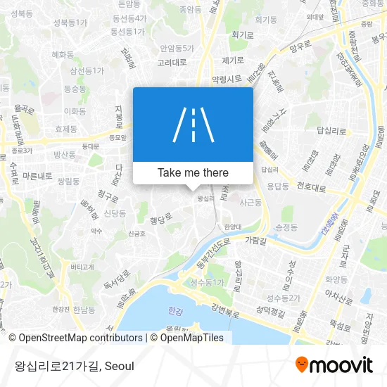왕십리로21가길 map