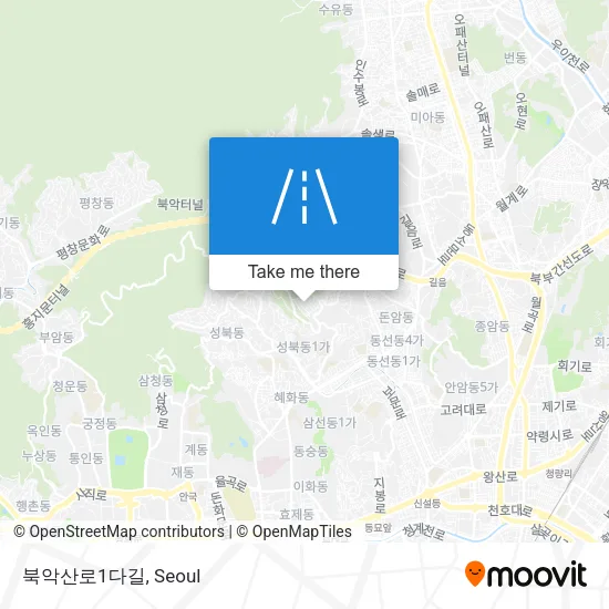 북악산로1다길 map