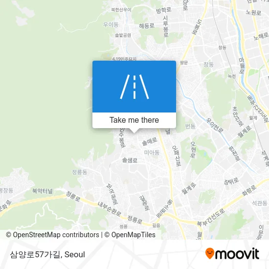 삼양로57가길 map