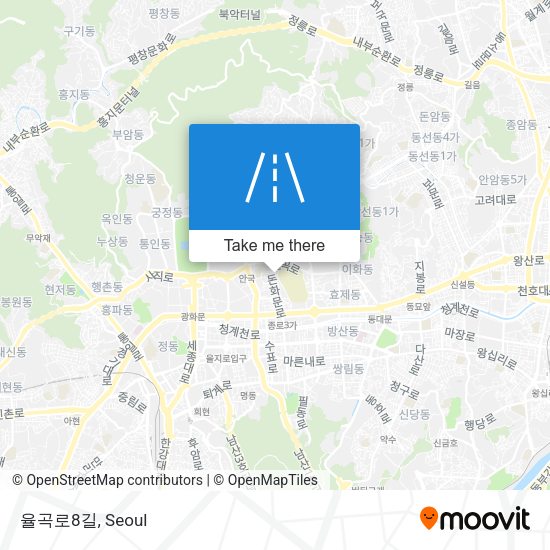 율곡로8길 map