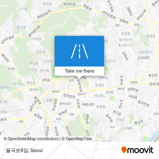 율곡로8길 map