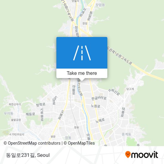 동일로231길 map