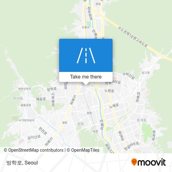 방학로 map