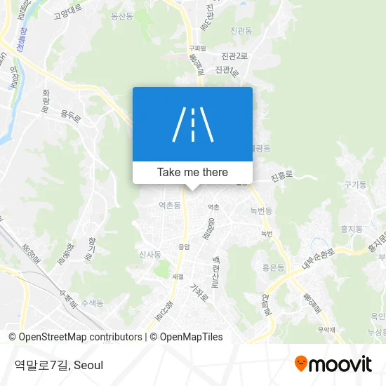 역말로7길 map