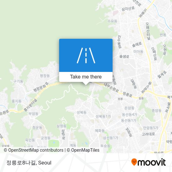 정릉로8나길 map