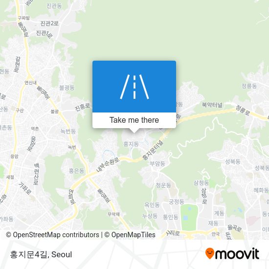 홍지문4길 map
