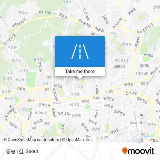 동숭1길 map