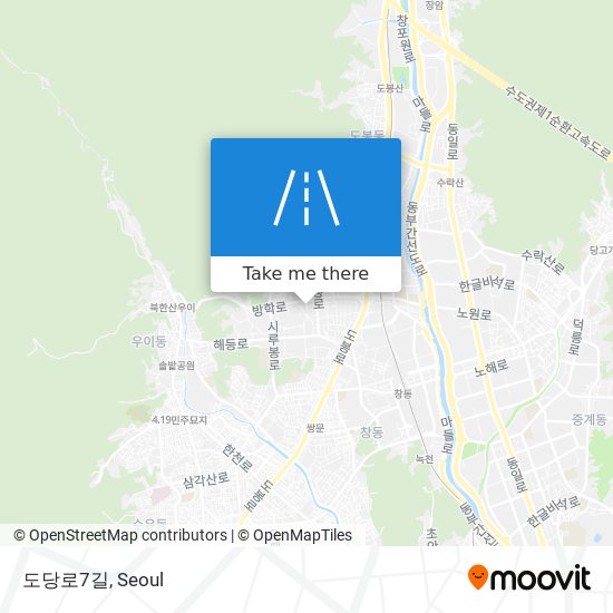 도당로7길 map