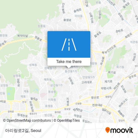 아리랑로2길 map