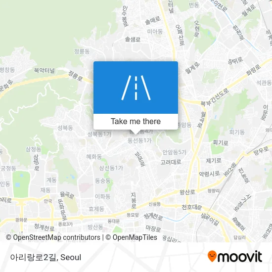 아리랑로2길 map