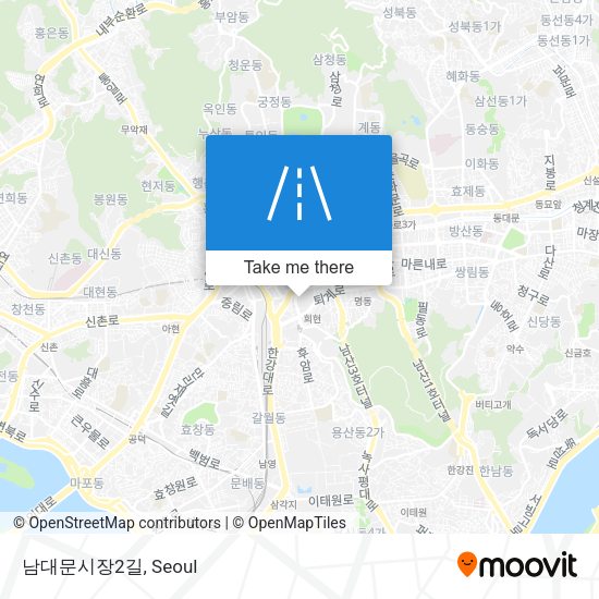 남대문시장2길 map