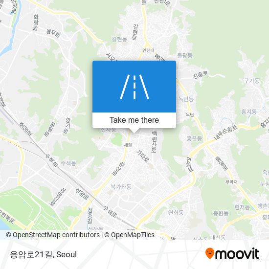 응암로21길 map