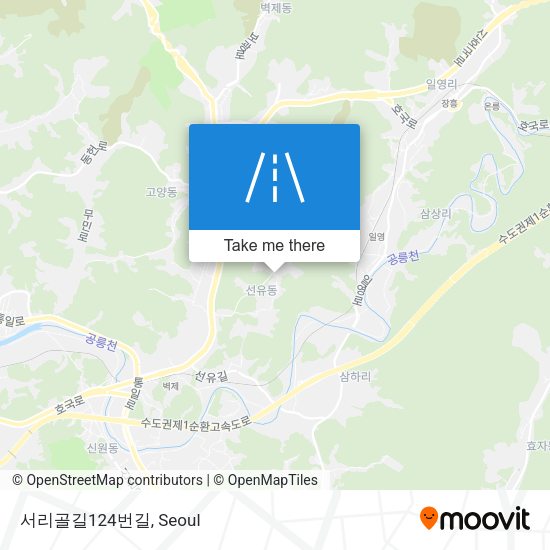 서리골길124번길 map