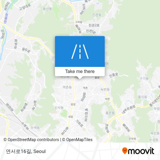연서로16길 map