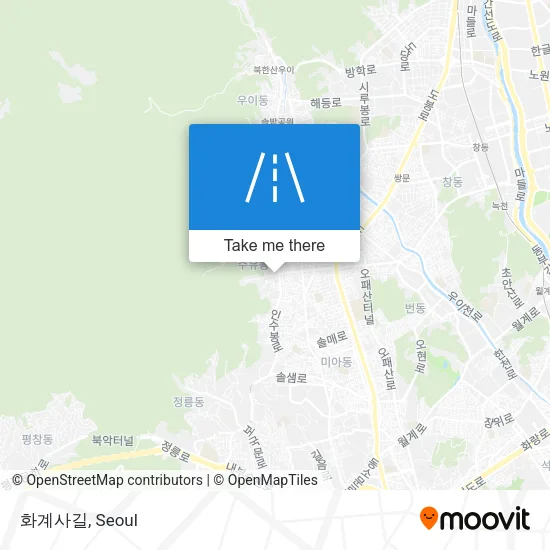 화계사길 map