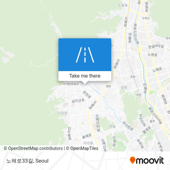 노해로33길 map