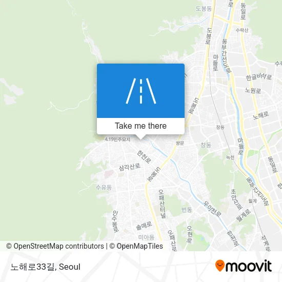 노해로33길 map