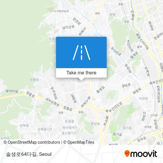 솔샘로64다길 map