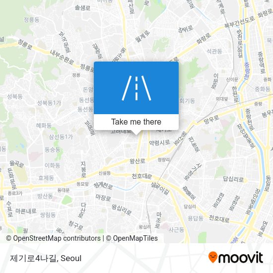 제기로4나길 map
